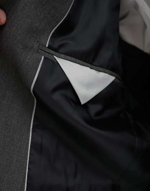 Selected Homme slim fit suit jacket in gray 