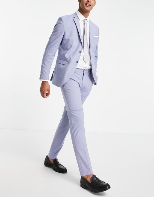 Buy Light Blue Slim Fit Suit Blazer for Men at SELECTED HOMME