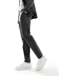 [Selected Homme] Selected Homme Slim Fit Suit Pant In Grey Check W30 L32 Grey Melange