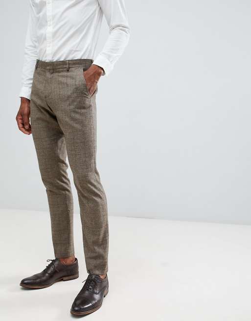 Pantalon carreaux best sale homme asos