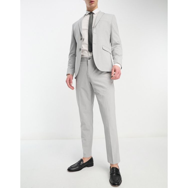 Selected Homme loose fit suit pants in dusty pink