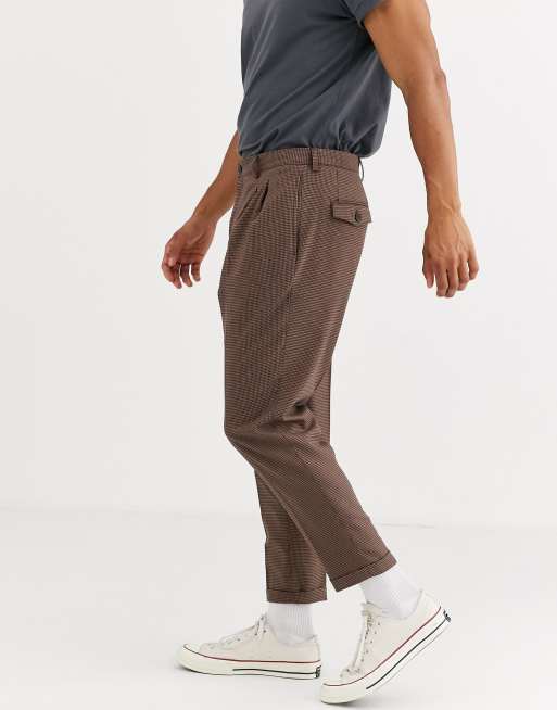 Pantalon best sale homme marron