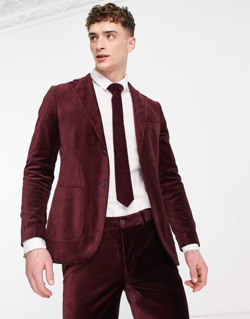 Veste velours bordeaux homme new arrivals