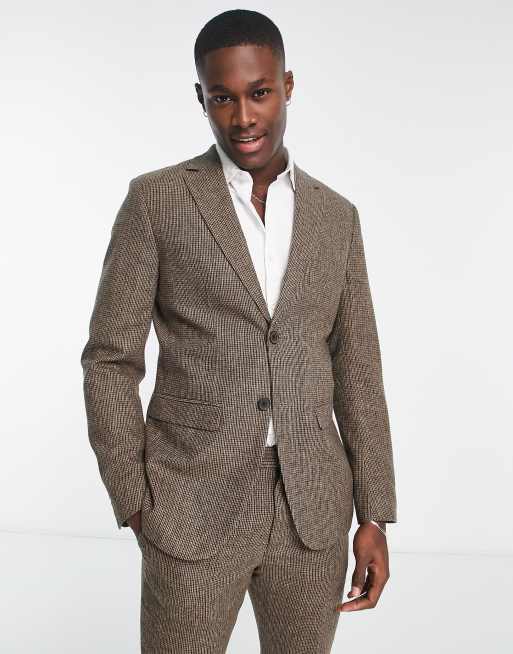 Slim-Fit Wool Suit Jacket