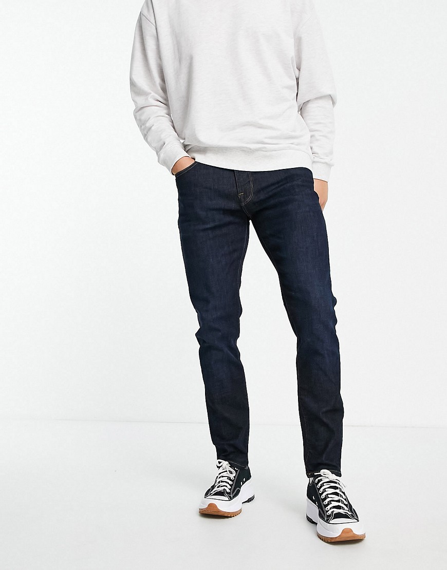 selected homme - slim-jeans i mørkeblå