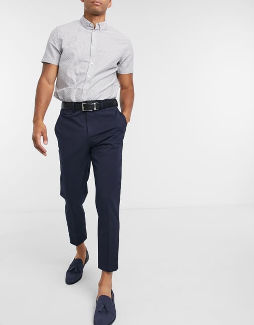 Selected Homme slim stretch suit in navy, 2 of 2