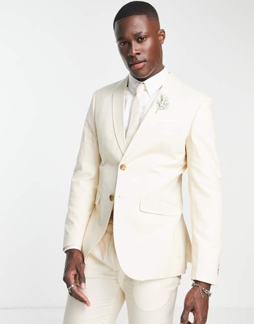 White 2024 linen suit