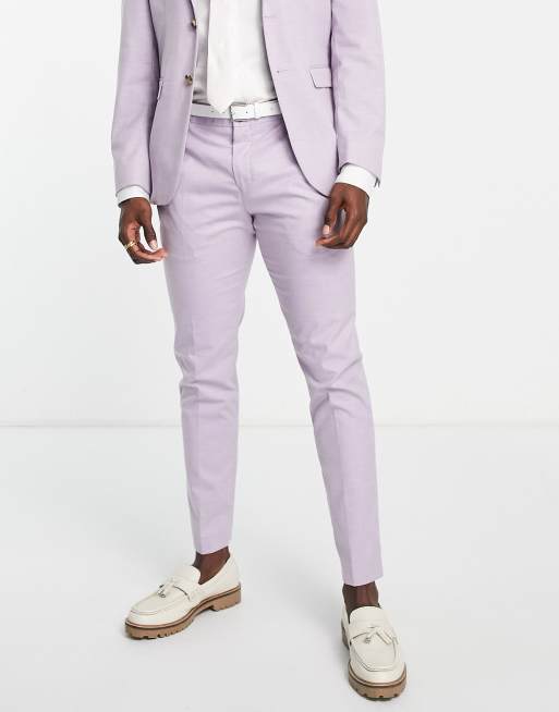 Lindbergh wedding slim fit suit pant in teal, ASOS