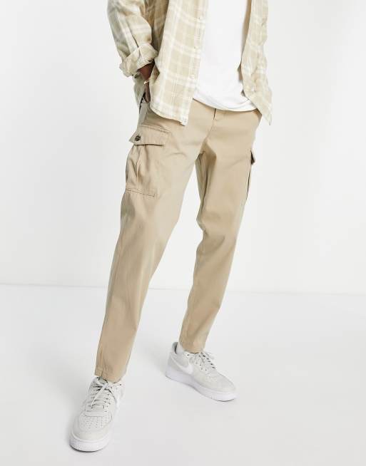 Pantalon Cargo, Beige Homme