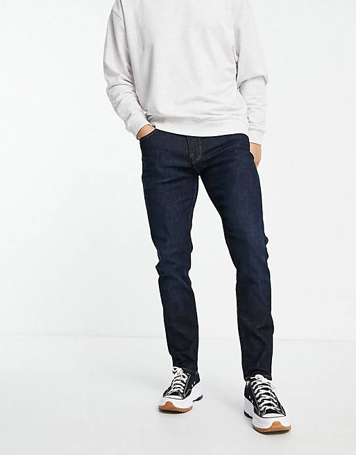 Selected Homme - Smalle jeans in donkerblauw