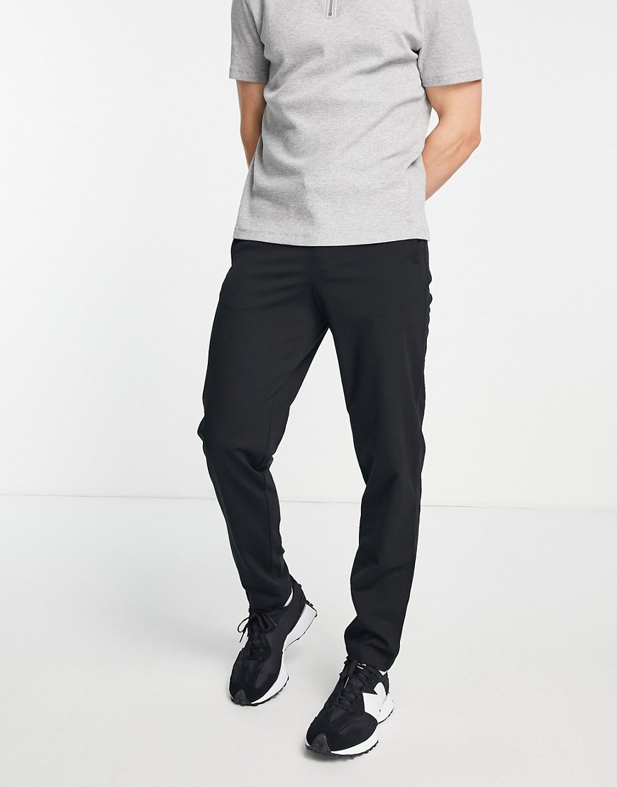 Selected Homme Slim Crop Smart Pants In Black