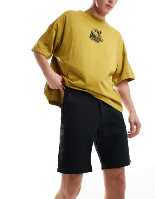 Selected Homme - Sorte shorts i hørblanding