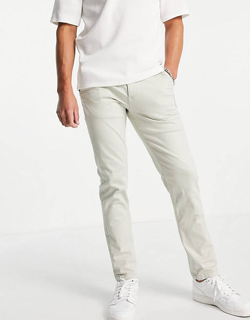 Men Selected Homme straight chino in beige 