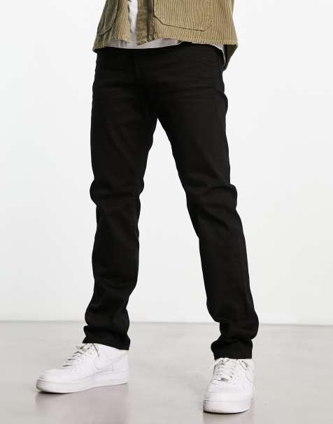 Selected Homme straight fit jeans in black - view 1