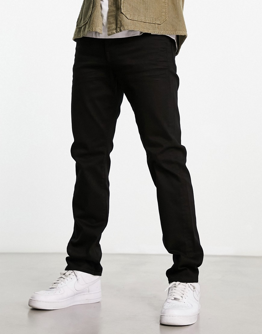 Selected Homme straight fit jeans in black