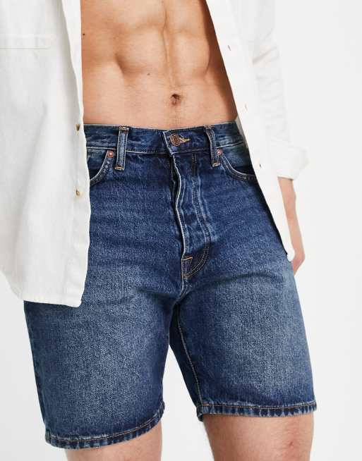 Short jean stretch discount homme