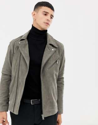 Selected Homme suede biker jacket