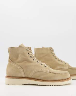boots beige homme