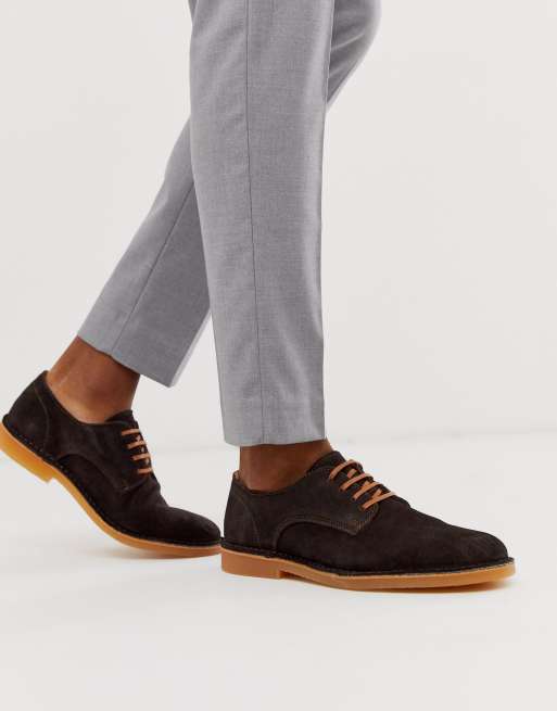 Suede schoenen bruin hot sale