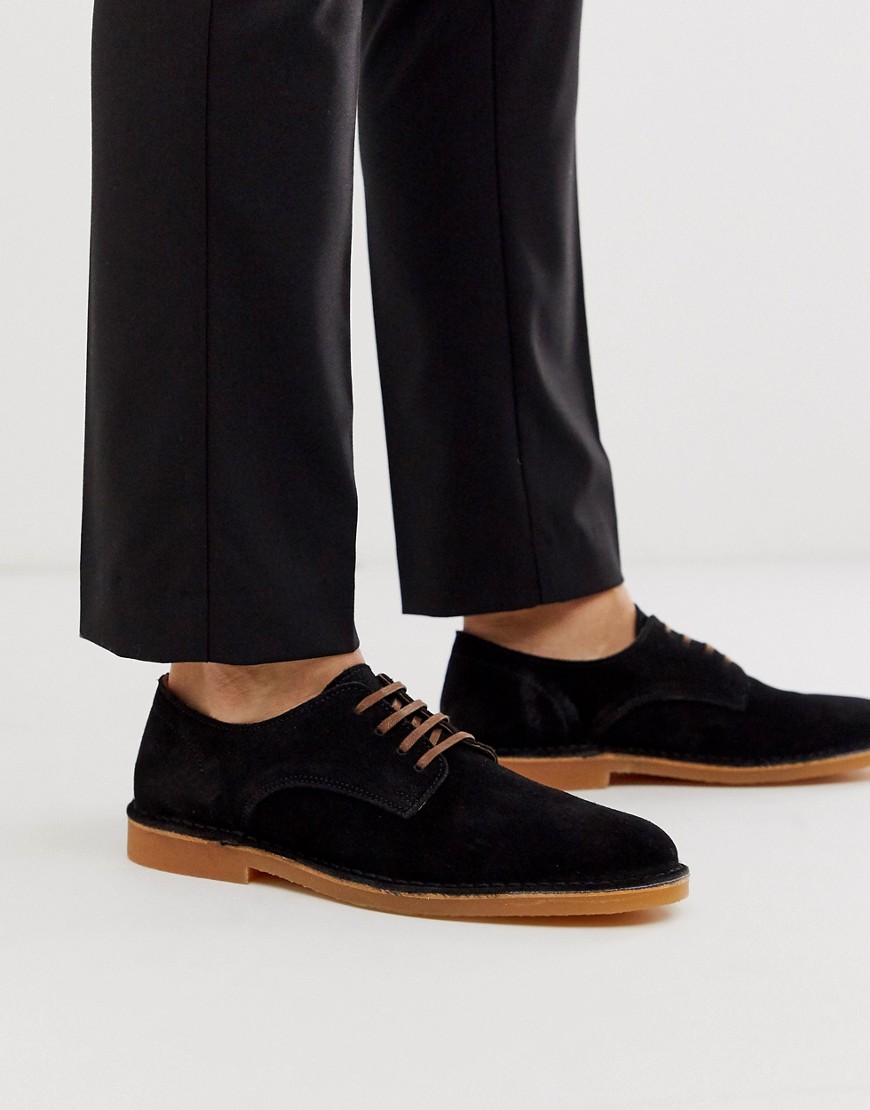 Selected Homme - Suède schoenen in zwart