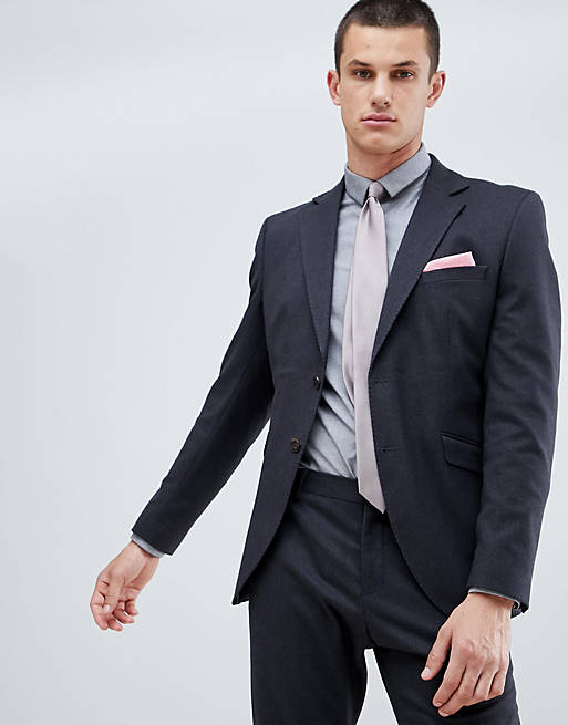 Selected Homme Suit Jacket In Slim Fit With Micro Grid Detail | ASOS