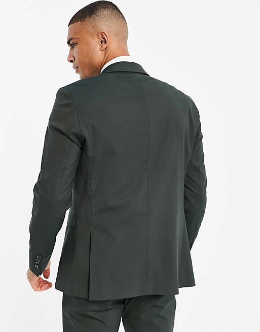 Selected Homme suit jacket slim fit green
