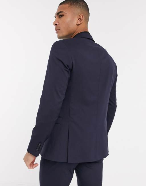 Selected Homme suit jacket with stretch in slim fit navy, 2 of 4