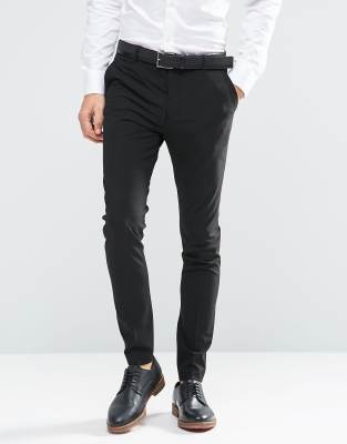 skinny stretch suit trousers