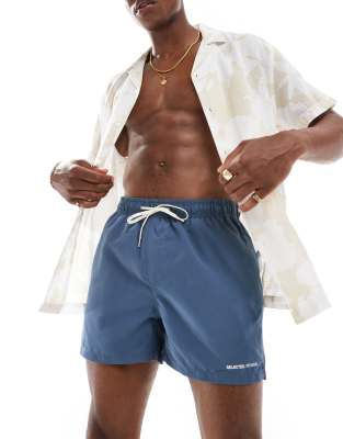 Selected Homme Swim Shorts In Blue