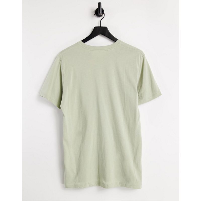 Selected Homme – T-Shirt aus einem Bio-Baumwollmix mit Taschendetail in Hellgrün
