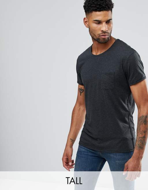 Tee-shirt REGULAR blanc avec poche poitrine Homme