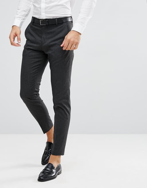 Tapered cheap suit pants