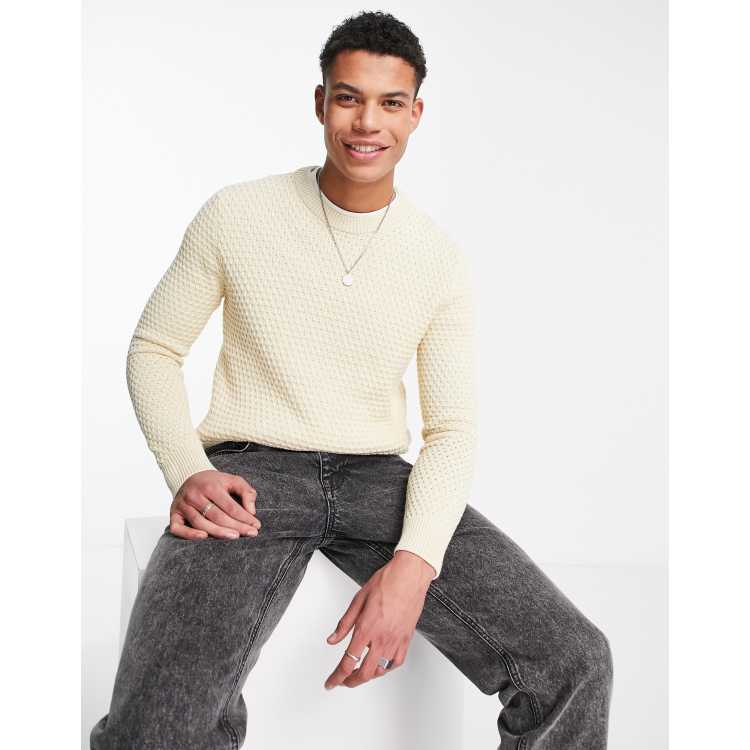 Cream jumpers clearance mens