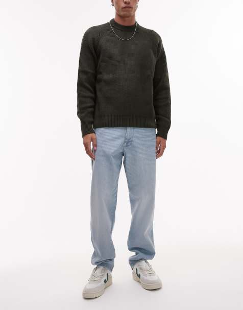 Selected Homme – Toby – Ljusblå, avsmalnande jeans med smal passform - view 1
