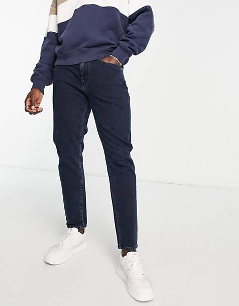New Men's Boston Regular Fit Stonewash Denim Jeans All Sizes 