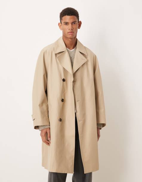 Selected Homme trench coat in beige - view 1