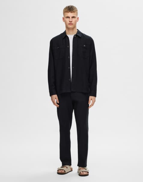 Selected Homme Trousers in black - view 1
