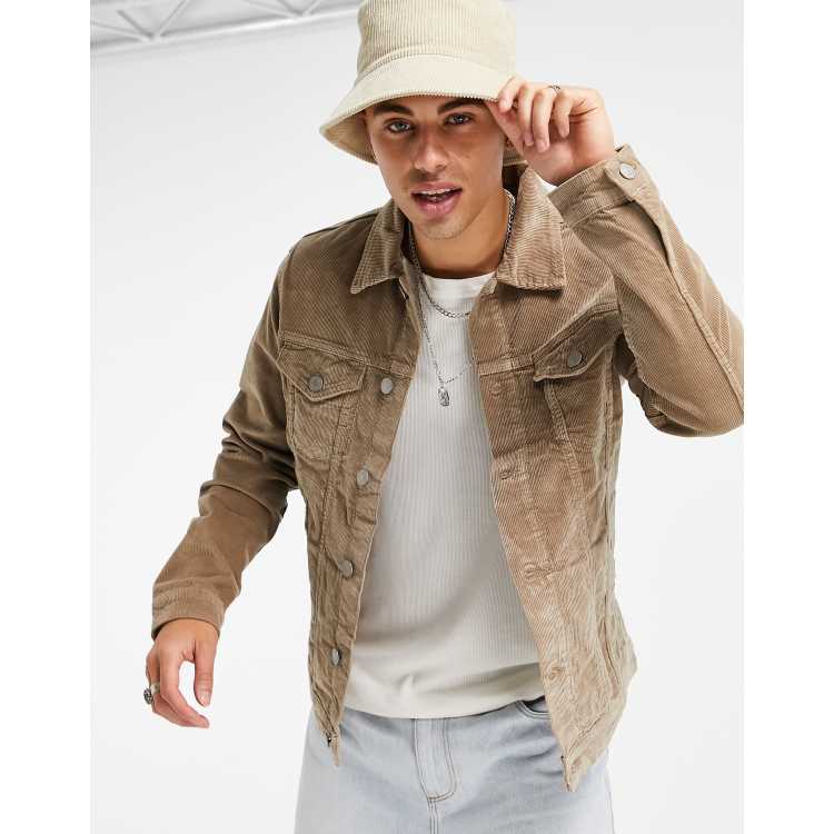 Veste velours discount cotelé homme beige