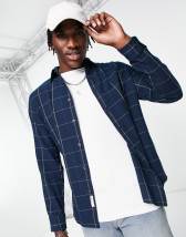 Selected Homme denim shirt in mid blue | ASOS