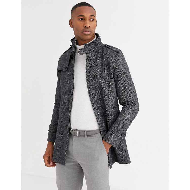 Blazer col officier online homme