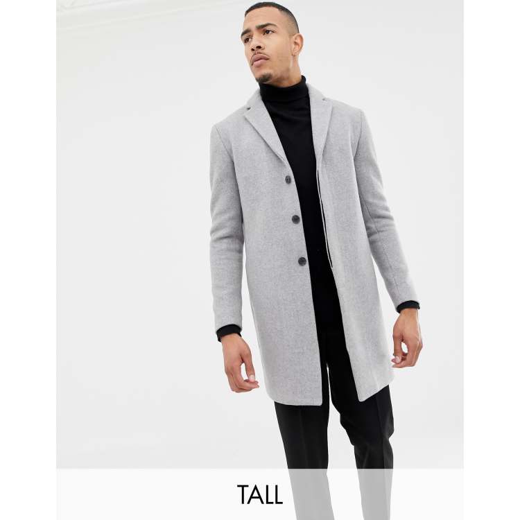 Selected homme recycled wool overcoat online