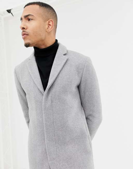 Wool Overcoat - Grey