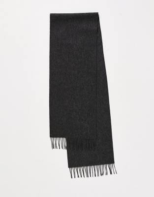 Selected Homme wool scarf in grey  - ASOS Price Checker