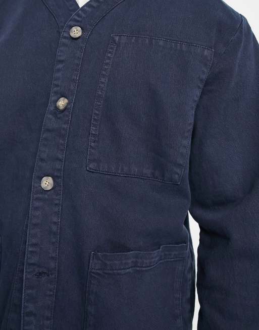 Denim Work Jacket - Marine Blue