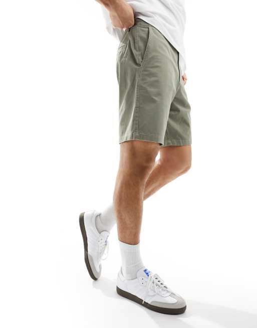 Selected Homme – Zielone szorty chinosy