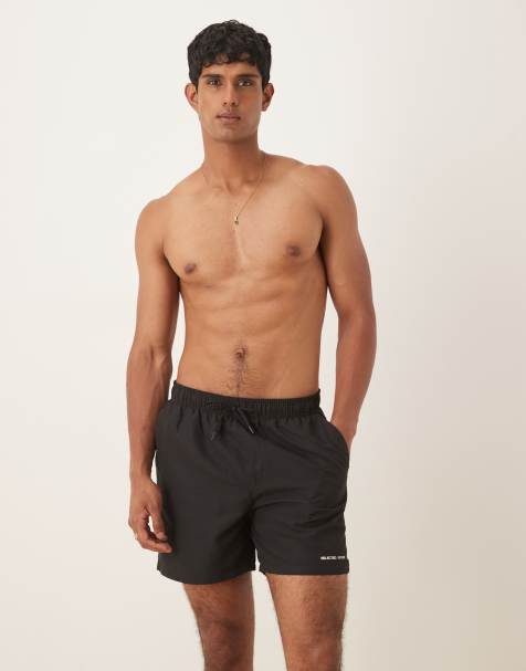 Selected Homme - Zwembroek in zwart - view 1