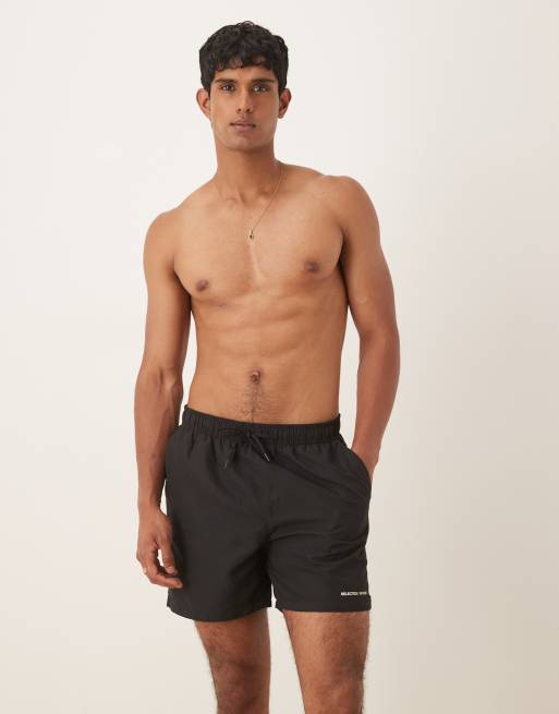 Selected Homme - Zwembroek in zwart
