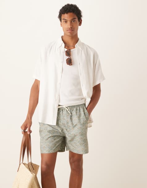 Selected Homme - Zwemshort in groen - view 1