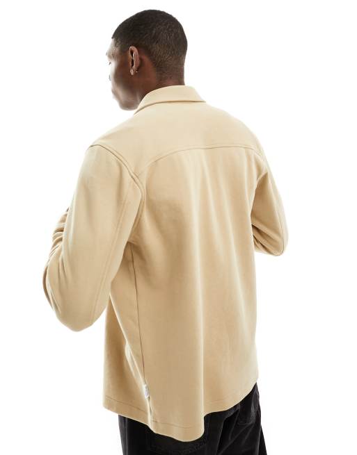 Selected Jackie overshirt in cream , 4 of 4