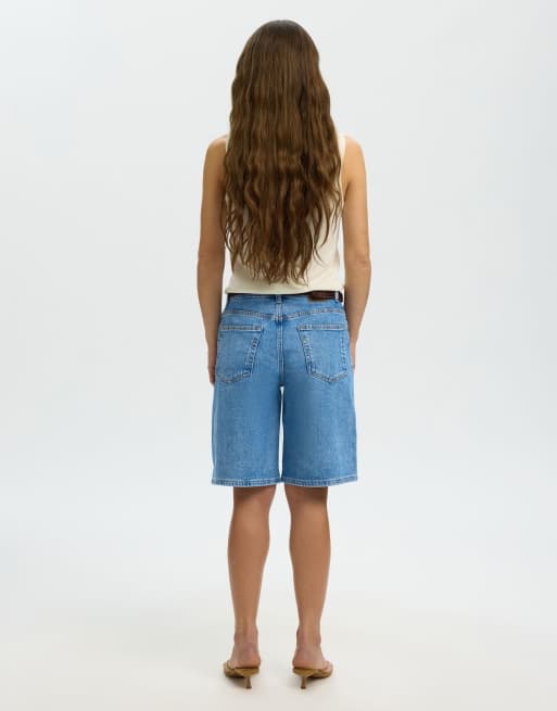 Selected – Jasnoniebieskie szorty jeansowe, 2 z 5